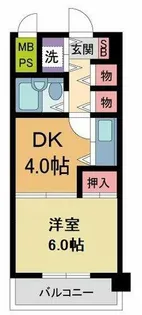 ルモンド西宮【209号室】の間取り