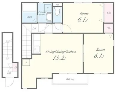 パストラル・ドミール【2階】の間取り