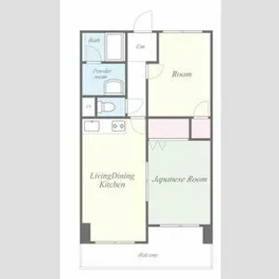 ブリージェ姫路【203号室】の間取り