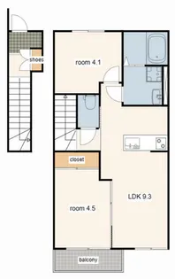 メゾン・ド・F Ⅶ【202号室】の間取り