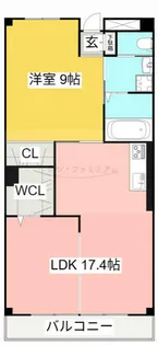 赤岩口グリーンハイツ【106号室】の間取り