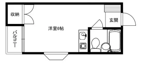 アンフィニィ・津之江I【302号室】の間取り