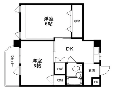 アンフィニィ・西町II【301号室】の間取り