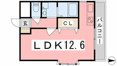エクセルコート【303号室】の間取り