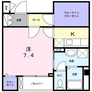 アルモニー琵琶湖【2階】の間取り