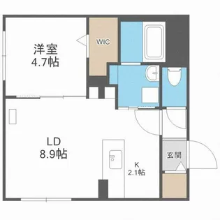 Elysee313【402号室】の間取り