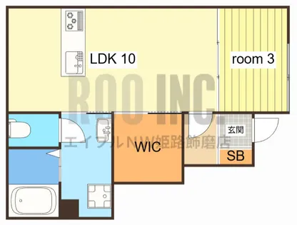minato terrace飾磨【1階】の間取り