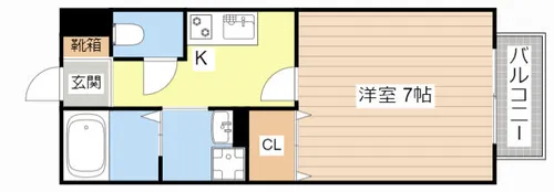 ドゥジェーム【2階】の間取り