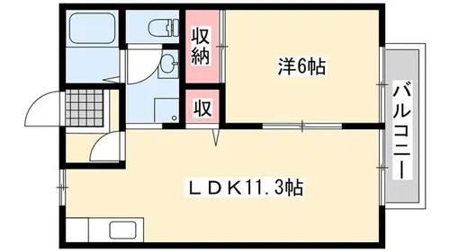 サンライフ双葉【2階】の間取り