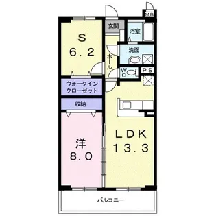 Mizobata Oda【1階】の間取り