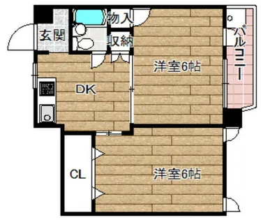 アンフィニィ・西町Ⅱ【3階】の間取り