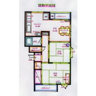 福岡県福岡市早良区西新5丁目【マンション】の間取り