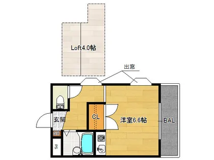 ヴィラパラディス【1階】の間取り