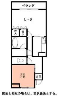本町コーポラス【206号室】の間取り