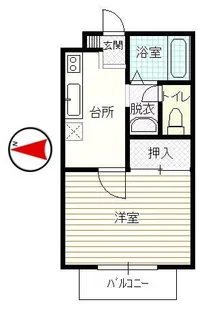 メゾンミサワウィンディ瀬戸【-号室】の間取り