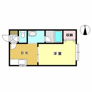 ビブレ南8条【205号室】の間取り