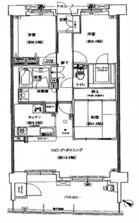 ディーグラフォート千里中央【1825号室】の間取り