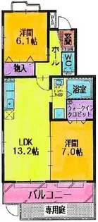ファミーユ飛高【2階】の間取り