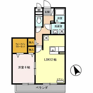 ウィステリアコート【2階】の間取り