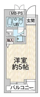 ノバカネイチ本町御堂【7階】の間取り