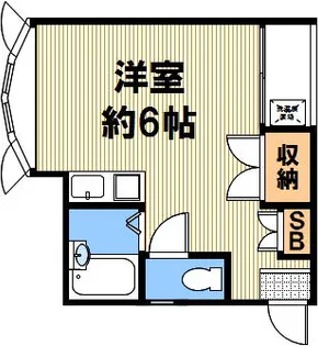 タカハイツ【202号室】の間取り