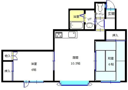 レジデンス平岸312【202号室】の間取り
