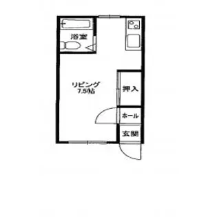 レジデンス手稲【206号室】の間取り