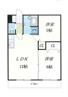 メゾンド厚別【302号室】の間取り