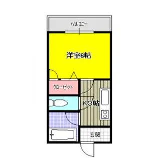アップルⅠ【2階】の間取り