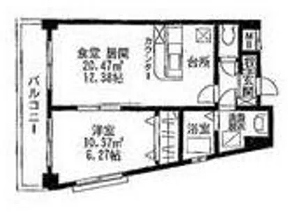 ルミエール原【2階】の間取り