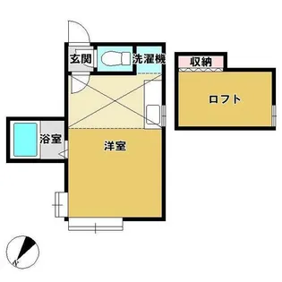 K&N新札幌【201号室】の間取り