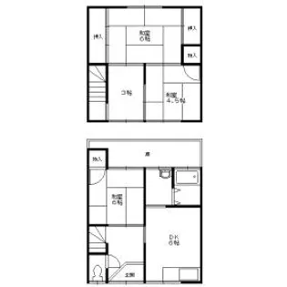 兵庫県伊丹市緑ケ丘3丁目【一戸建】の間取り