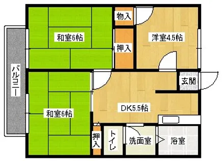 コーポラス栄【2階】の間取り