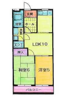 ゴールドハイツ【2階】の間取り