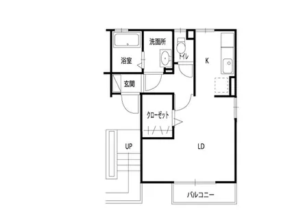 サウスコート向ヶ丘【1階】の間取り