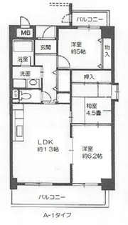 チェリーブロッサムズ【2階】の間取り