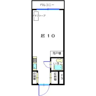 しんたくハイツ南大通S【605号室】の間取り