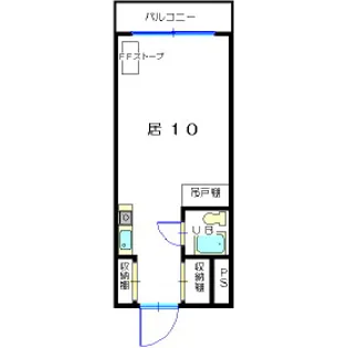 しんたくハイツ南大通S【605号室】の間取り