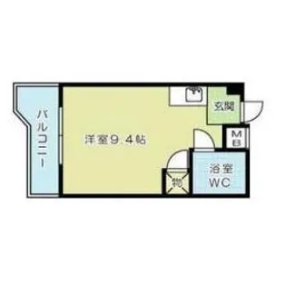 大田町スカイマンション【905号室】の間取り