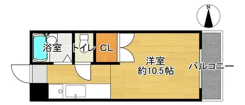 Uハイムマツマル【306号室】の間取り