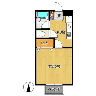 アネックスオジメ【1階】の間取り