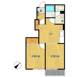 エトワールOKADAⅡ【1階】の間取り