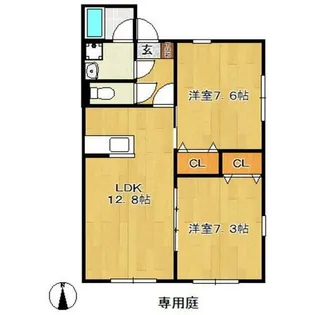 レガーロ・H【1階】の間取り