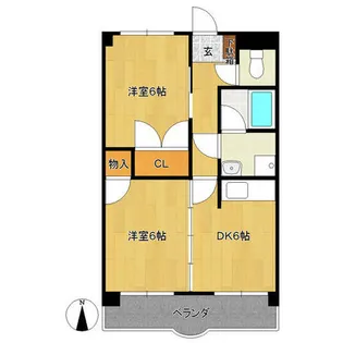 クレシェンド柊【302号室】の間取り