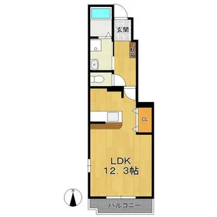 メゾンド・ラポール【1階】の間取り