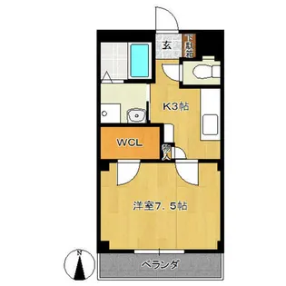 メゾン・イズミ【3階】の間取り