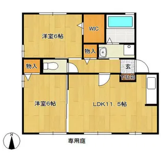 ユリセレクト Ⅲ【1階】の間取り