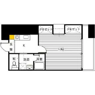 第7マルヤビル博多【12階】の間取り