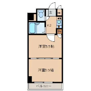愛知県名古屋市中区丸の内3丁目【マンション】の間取り
