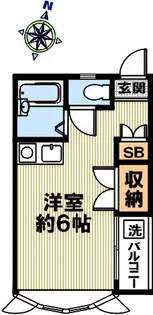 タカハイツ【201号室】の間取り